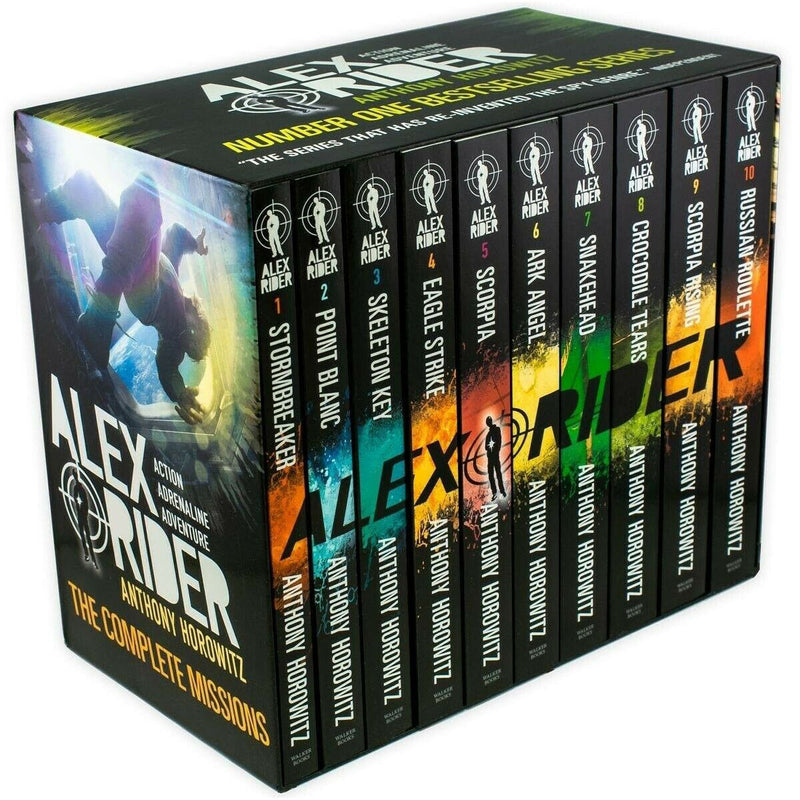 将图像加载到画廊查看器中，Alex Rider 10 Book Collection
