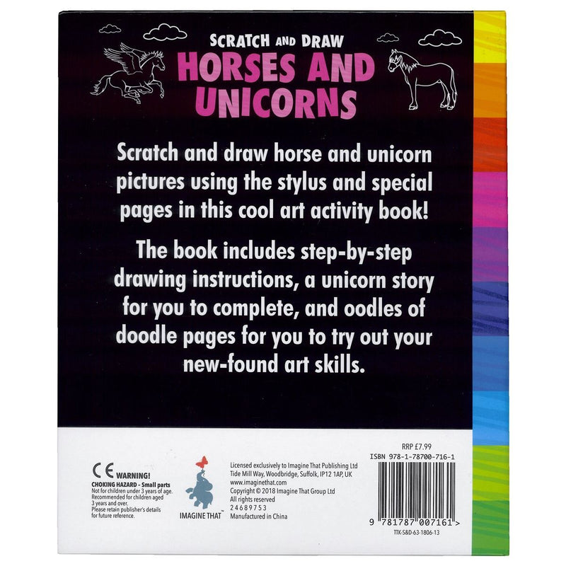 Load image into Gallery viewer, Scratch and Draw - Horses and Unicorns
