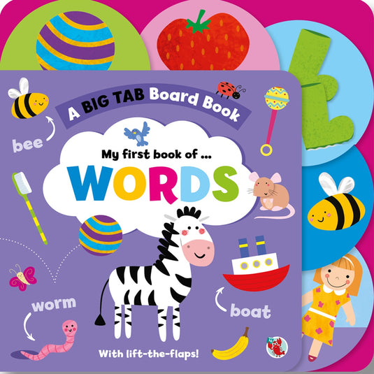 A Big Tab Board Book: My First Book of Words