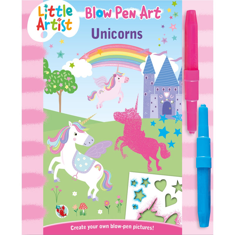 Load image into Gallery viewer, Little Artists - Blow Pen Art - Unicorns
