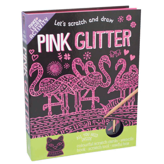 Let's Scratch and Draw - Pink Glitter