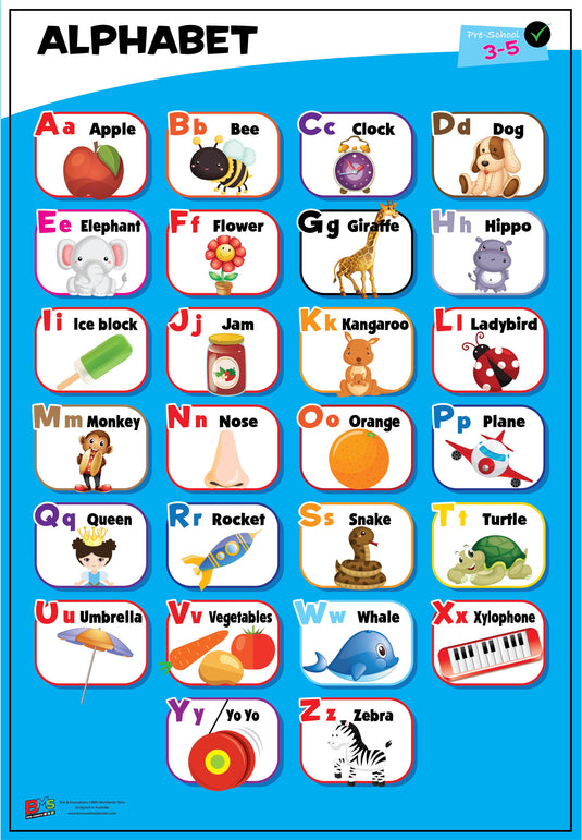 My Wall Chart Pack Preschool – BMS Brands