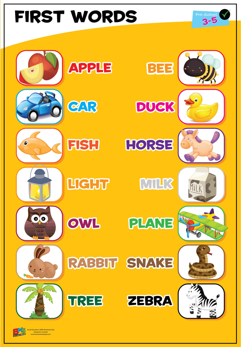 Load image into Gallery viewer, My Wall Chart Pack Preschool
