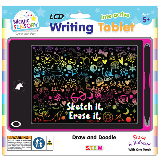 Interactive LCD Writing Tablet - Pink Unicorn