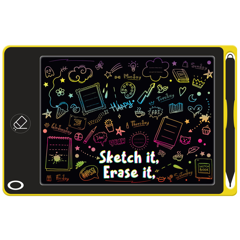 将图像加载到画廊查看器中，Interactive LCD Writing Tablet - Yellow Doodle
